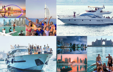 Rent yacht for Friday trip in Dubai with Luxury Sea Boats Charter LLC