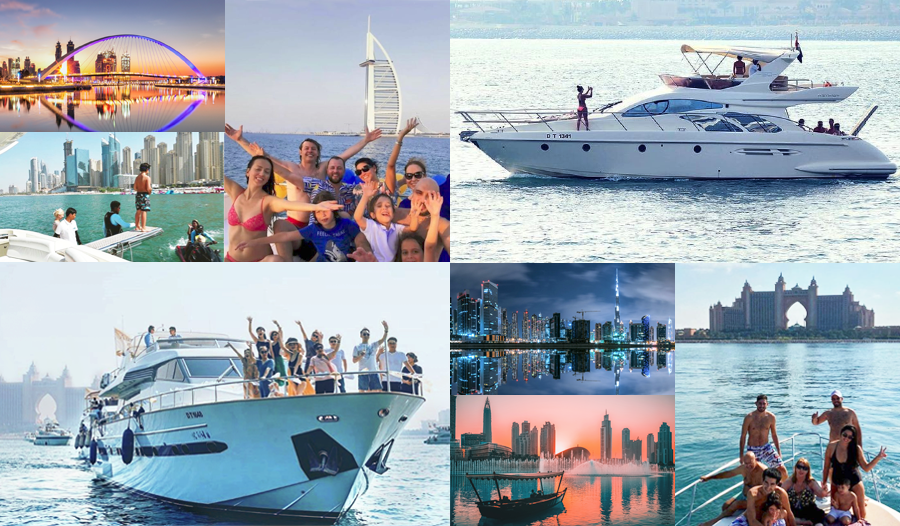 Rent yacht for Friday trip in Dubai with Luxury Sea Boats Charter LLC