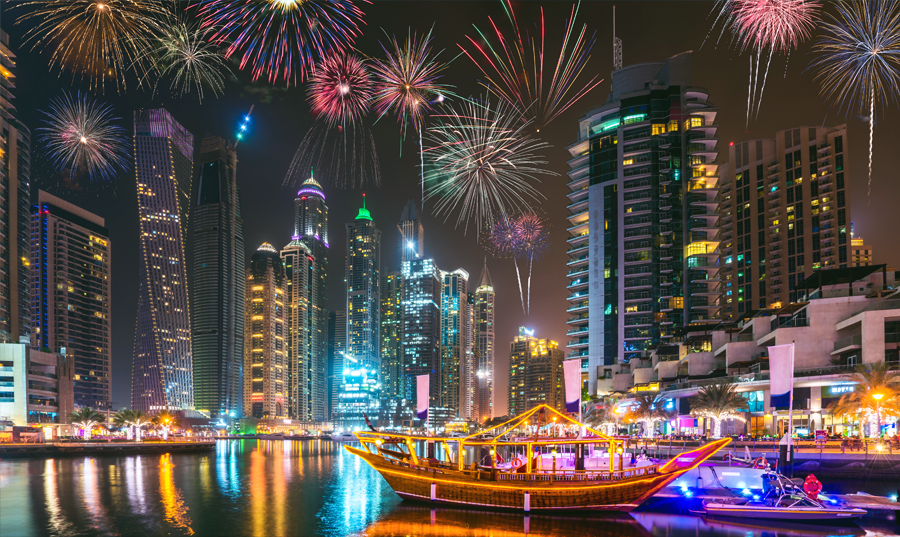 Аренда яхт на Новый год в Дубае