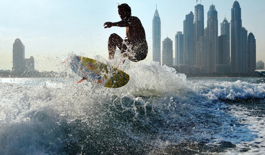 wakesurfing dubai marina