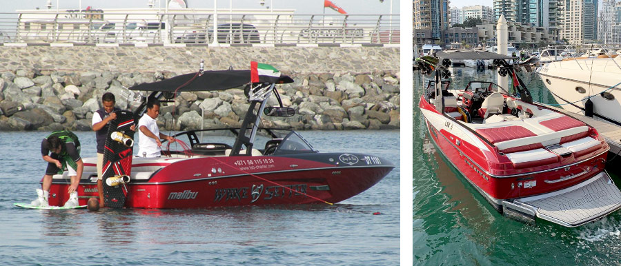 Boats and equipment for watersports in Dubai