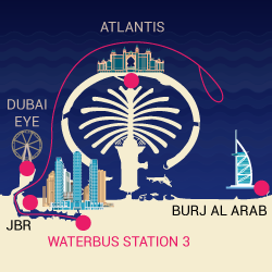 Тур Dubai Marina, JBR and Palm Jumeirah