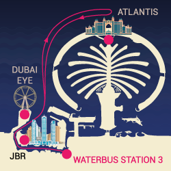 Dubai Marina, JBR and Atlantis tour