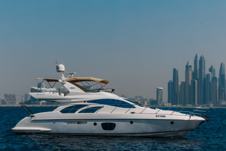Rent Azimut 55 White Pearl  in Dubai