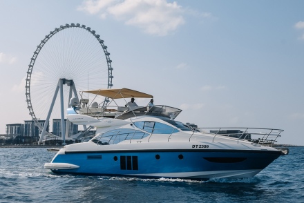 Rent Azimut 15m Sky yacht in Dubai
