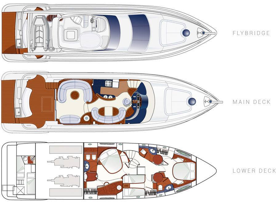 Azimut 62 yacht for rent - Yacht Scheme